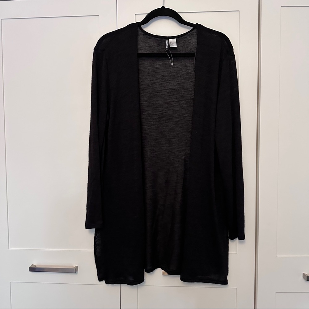 H & M Open Black Women's Cardigan